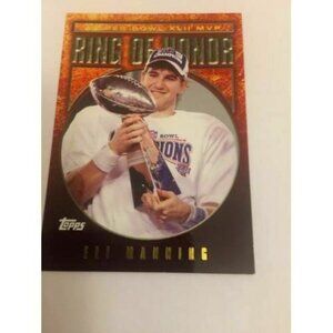 Eli Manning Giants 2008 Topps Insert Ring of Honor MVP #RH42-EM (MISC1)